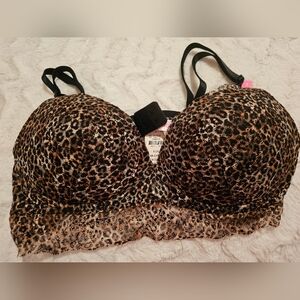 Victoria secret leopard push up bralette